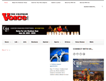 Tablet Screenshot of chathamvoice.com